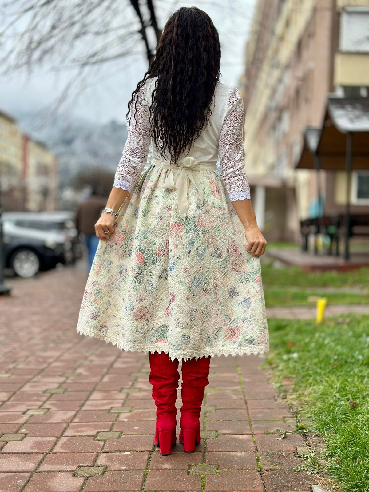 Rochia Vintage Floral Elegance