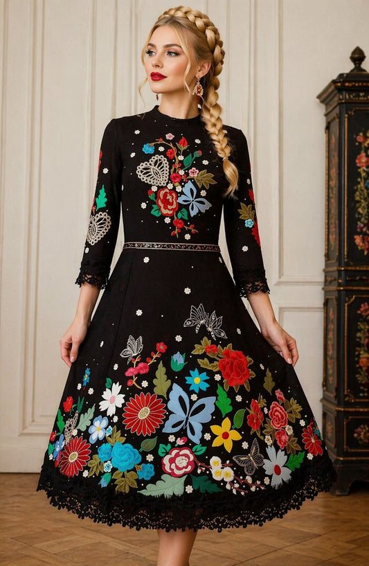 Rochie Fleurs du Jardin