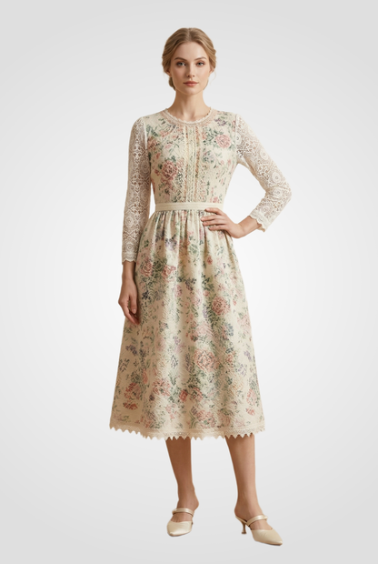 Rochia Vintage Floral Elegance