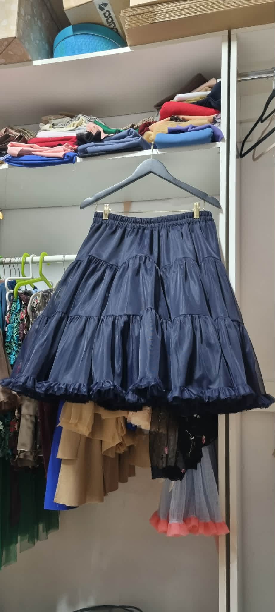 Fustă Volane Navy