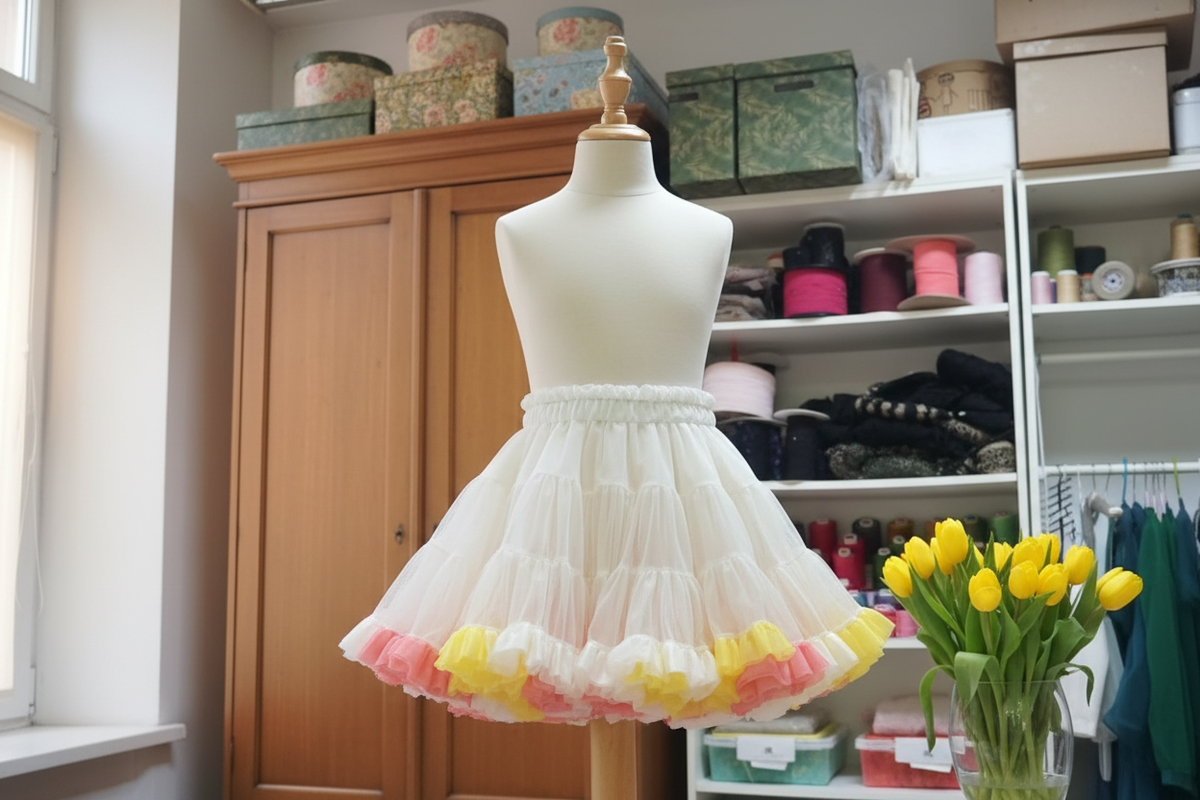 Fustita originala pe manechin copil atelier elegant