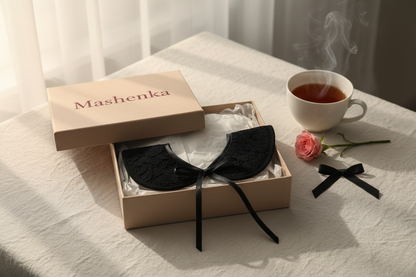 Gift idea - Collerette Noir original Mashenka