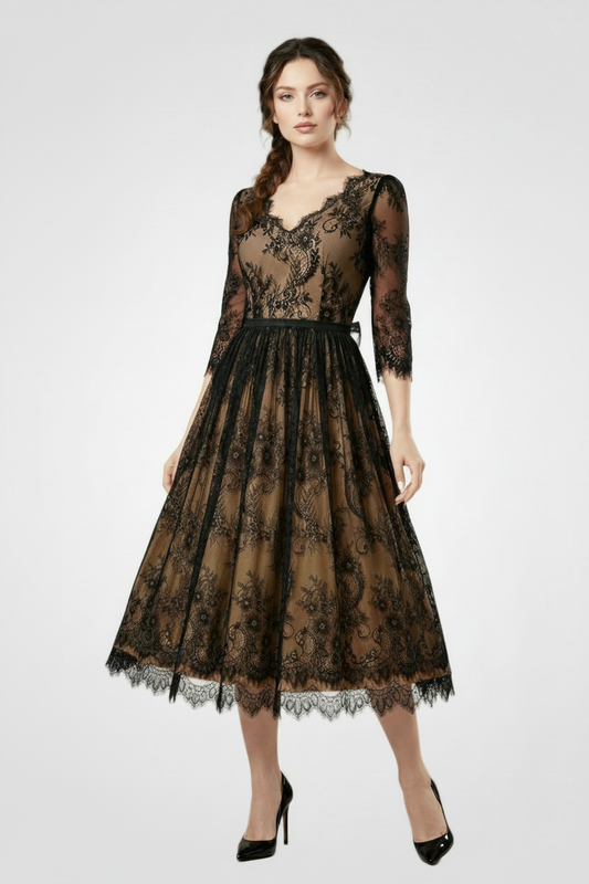 Rochia Antique Lace - ten porțelan, mărimea 50